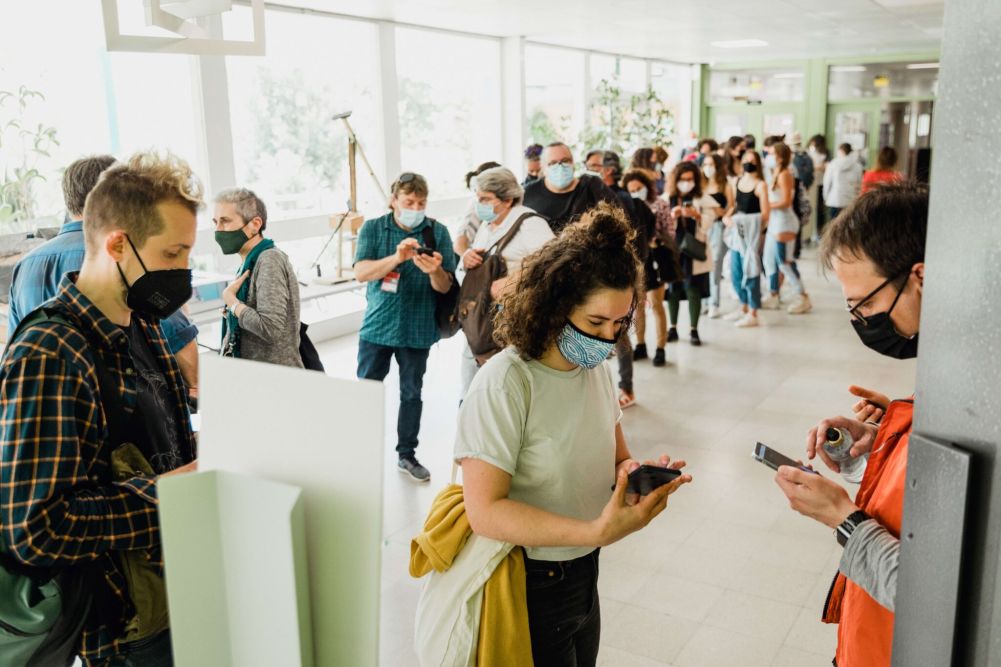 Les mesures sanitàries es van seguir al peu de la lletra. | © Mostra Igualada/Mireia Guilella Les mesures sanitàries es van seguir al peu de la lletra. | © Mostra Igualada/Mireia Guilella