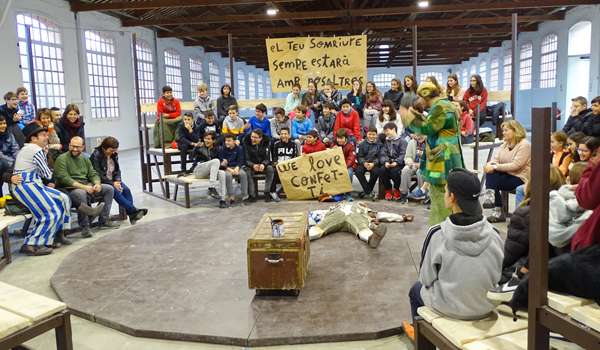 La Baldufa testa el seu nou espectacle  en una residència artística  a la Mostra Igualada