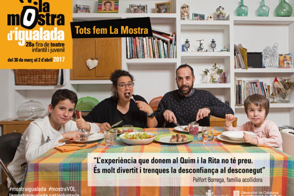 La Mostra d’Igualada impulsa una campanya per sumar voluntaris i famílies acollidores La Mostra d’Igualada impulsa una campanya per sumar voluntaris i famílies acollidores